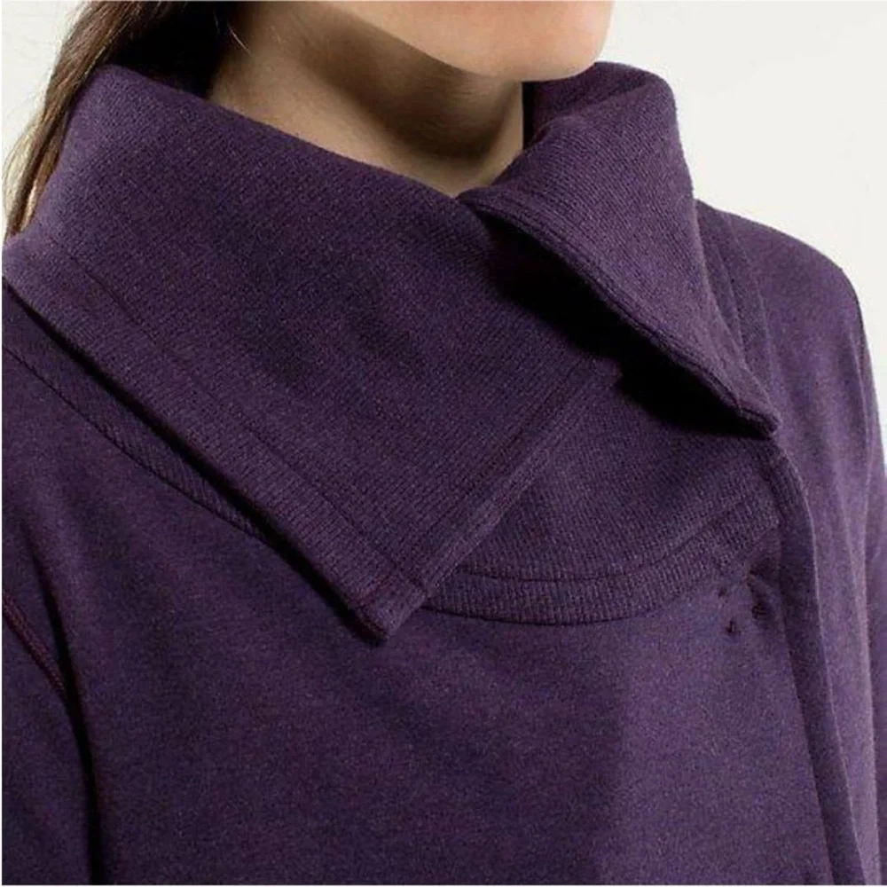 Lululemon Athletica Deep Purple Pea Coat